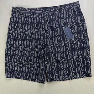 Extracurricular Chauncey Golf Shorts Men's 40 Navy-White Nylon Performance